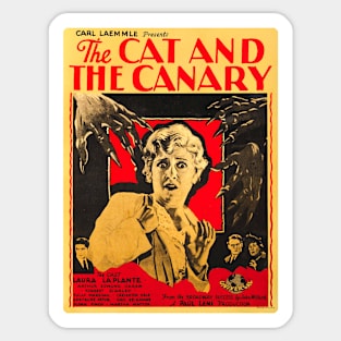 The Cat and the Canary 1927 Sticker